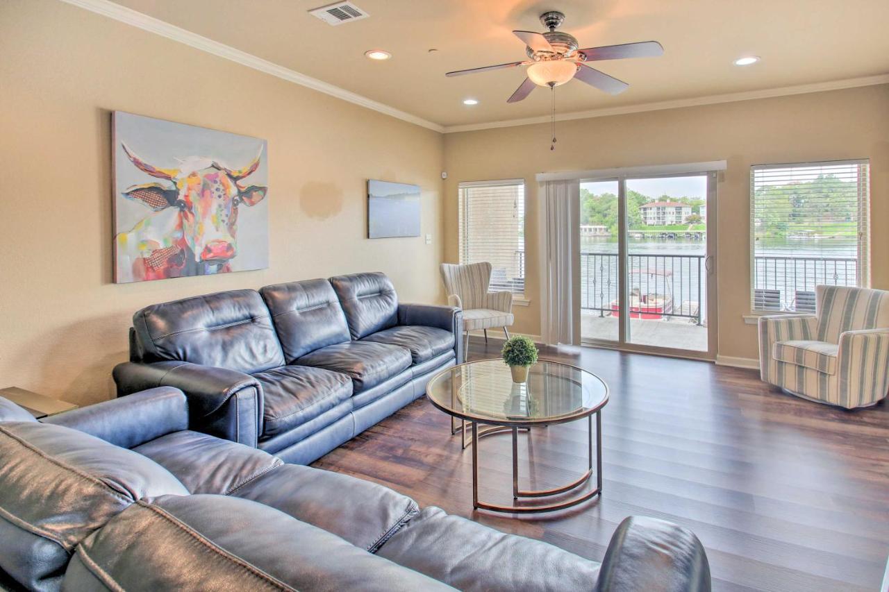 Lakefront Hot Springs Condo With Balcony And Boat Slip Exterior photo